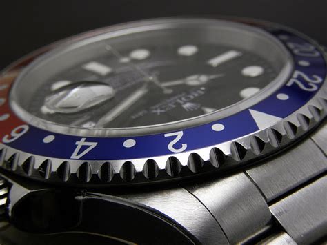 rolex macro shot|Macro shot of my Pepsi bezel .